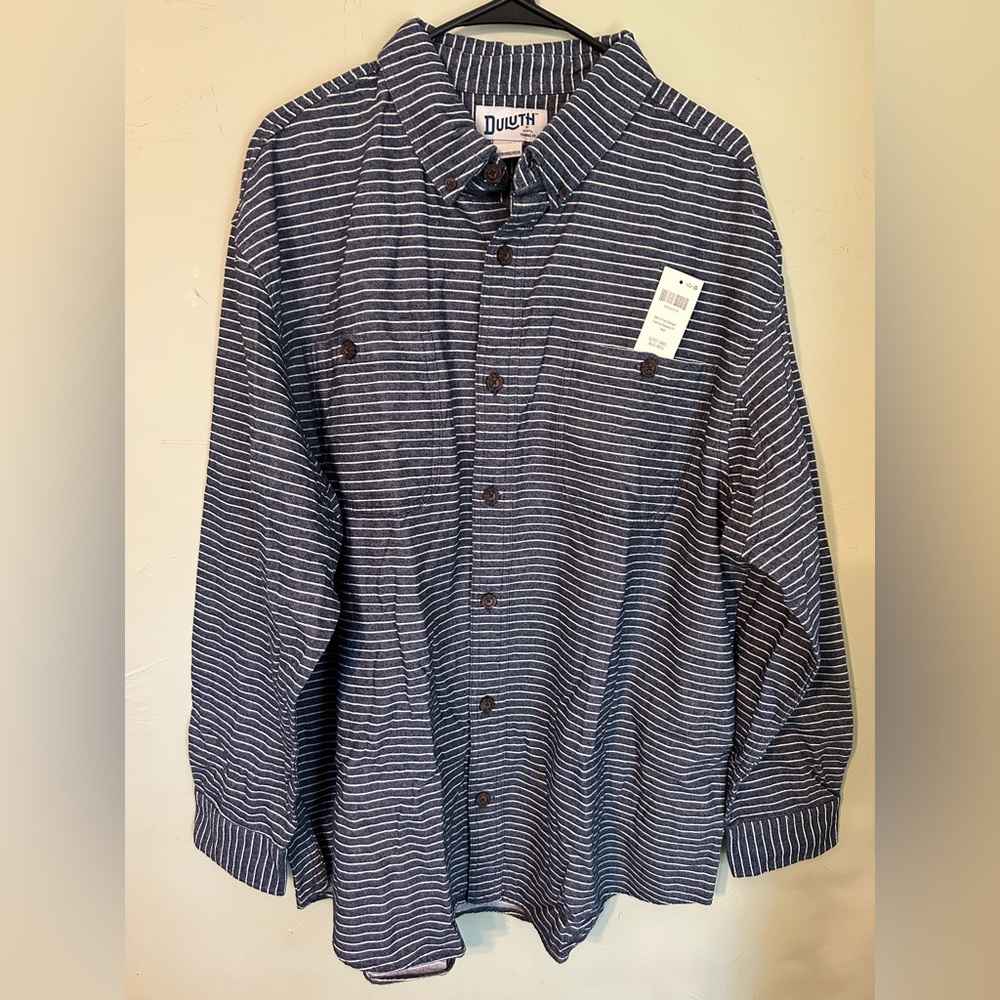 Men's Duluth Trading Free-Swingin' Flannel Relaxed Fit NWT